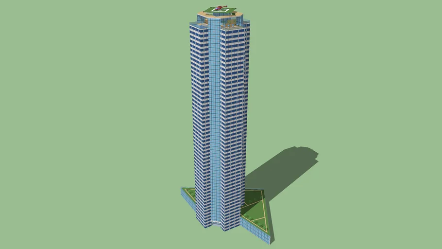 Torre Residencial 3d Warehouse