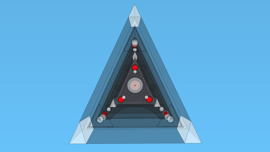 all triangle ufo sighted spacecrafts morphed in one transparent object ...