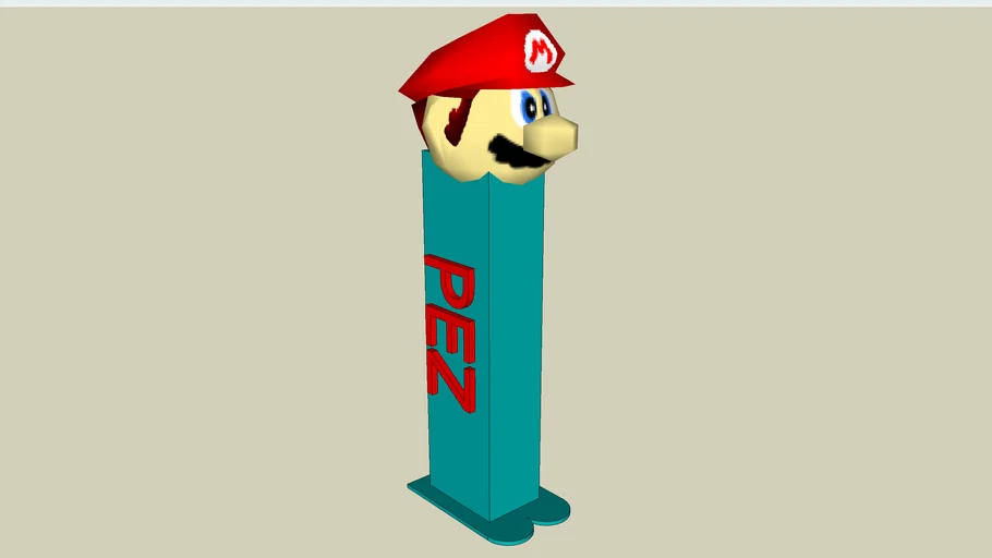 Super Mario Pez Despenser - - 3D Warehouse