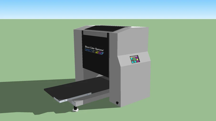 Direct Color Systems DCS 1024 UV Printer | 3D Warehouse