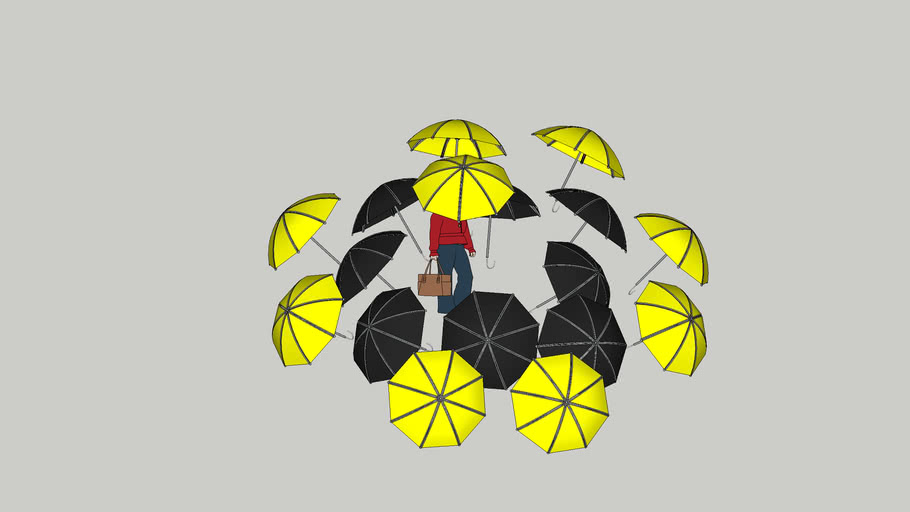 612 umbrella 3D Warehouse