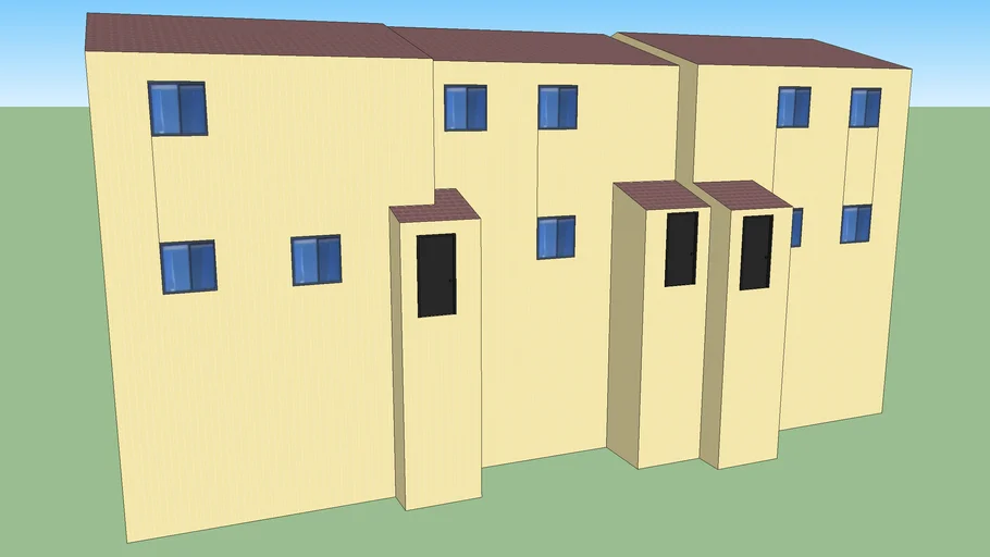 Scribner Village Apartments Fain 3D Warehouse