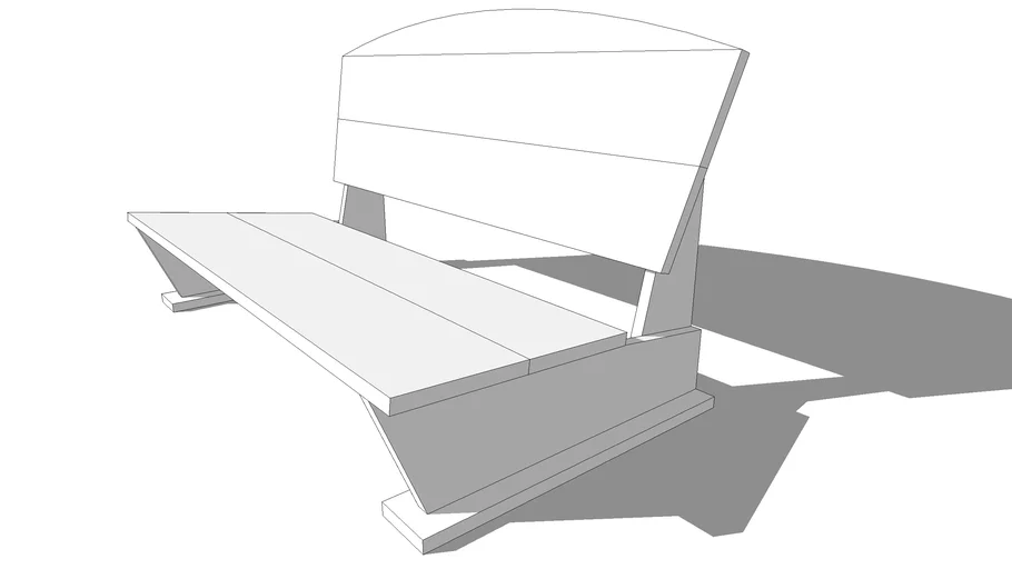 garden bench | 3D Warehouse