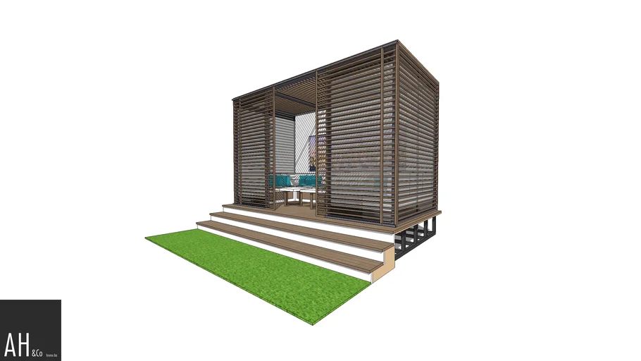 Outdoor Cabana Lounge