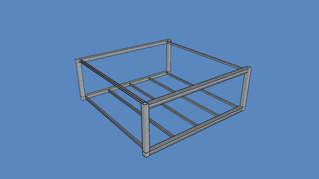 MAS-A Utility Frame 8'x8'x3' | 3D Warehouse