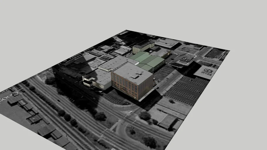 YMCA Moorer Building and Royal Street Commerce 3D Warehouse