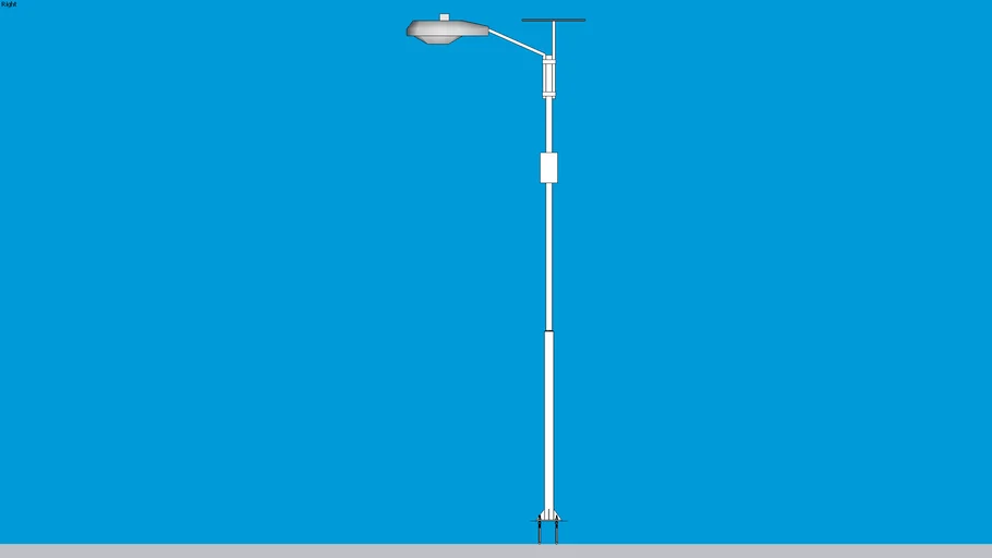 Lamp Solar Panel 3D Warehouse