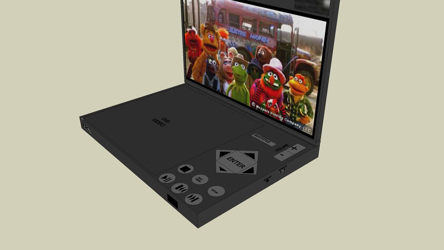 Portable DVD Player 3D Warehouse