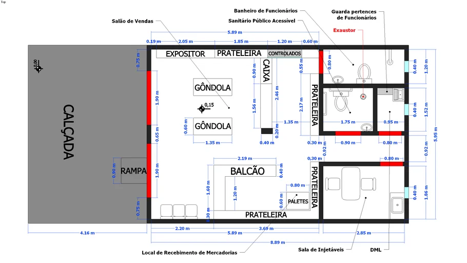 Croqui Drogaria 13 | 3D Warehouse