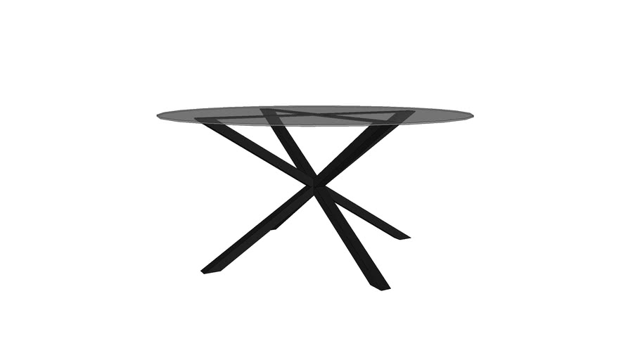 Diagonal Dining Table Base 3D Warehouse