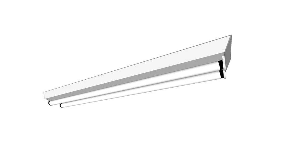 Luminaria Fluorescente 3D Warehouse