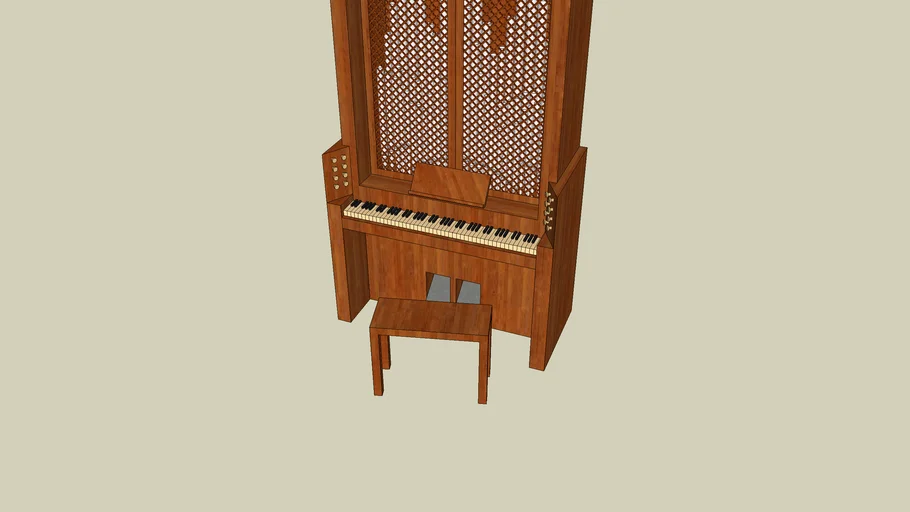 Pedal organ | 3D Warehouse