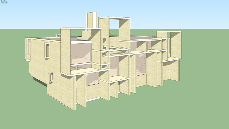 Milam House - Paul Rudolph | 3D Warehouse