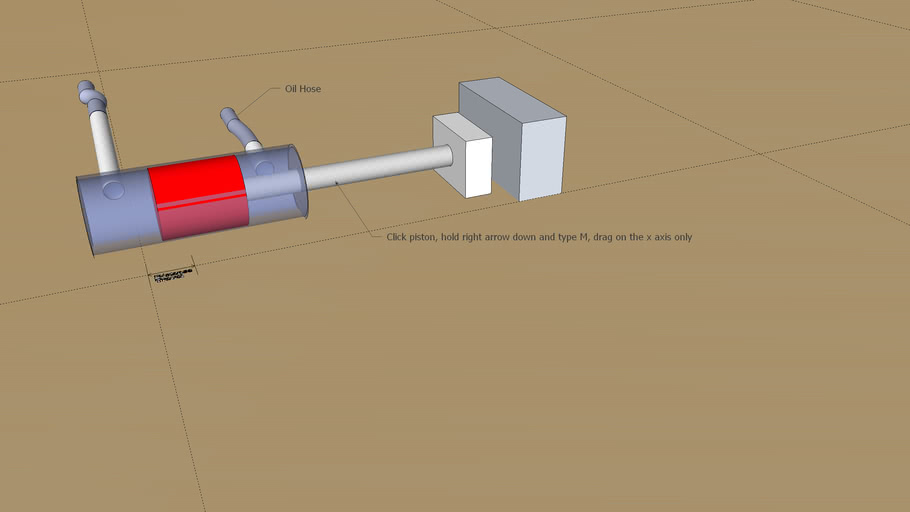 Hydraulic piston 3D Warehouse