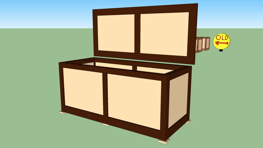Maple and Walnut Hope Chest 3D Warehouse