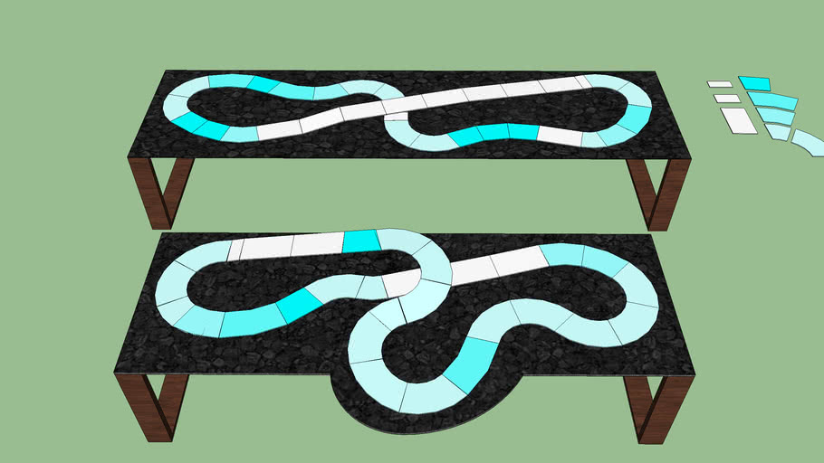 Carrera Car Track Layouts & Track | 3D Warehouse
