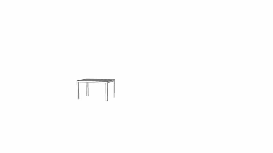 Pottery Barn Kids Large Carolina Table | 3D Warehouse