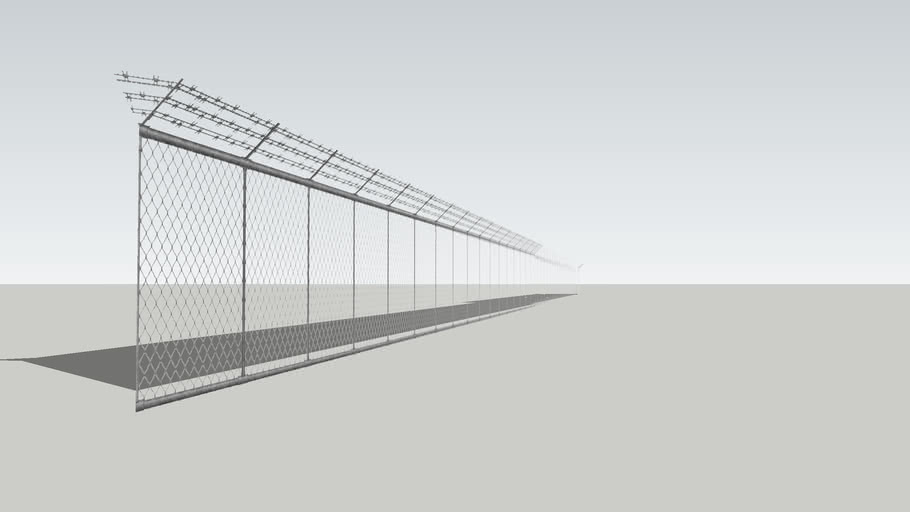 YUma CBP Fence Storage Hangar Section