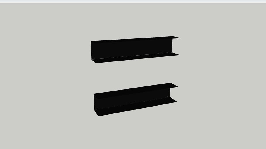 Room & Board Staple Wall Shelves 3D Warehouse