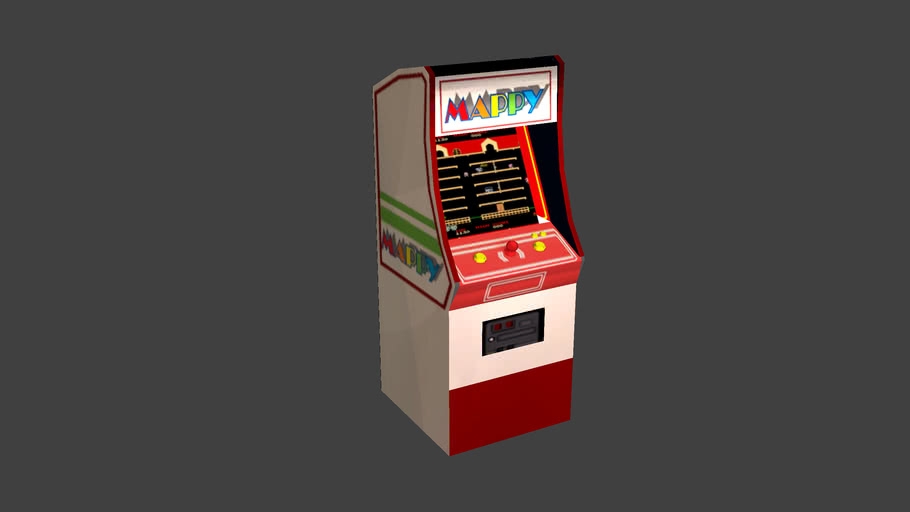 Mappy Arcade Game Cabinet 19 3d Warehouse