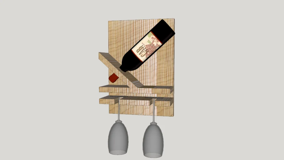 Single Bottle Wine Rack