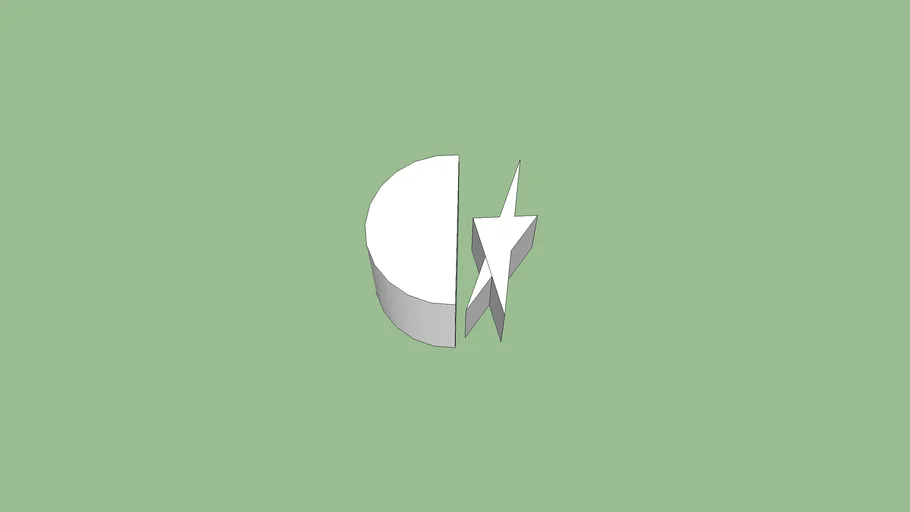 Pakistan Flag Moon And Star 3d Warehouse