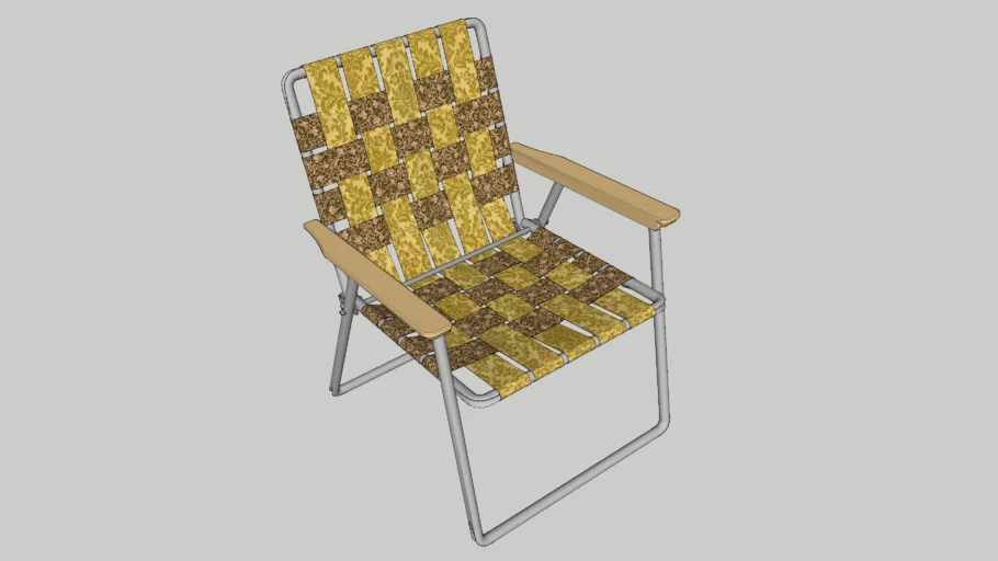 Aluminum Folding Chair 3D Warehouse