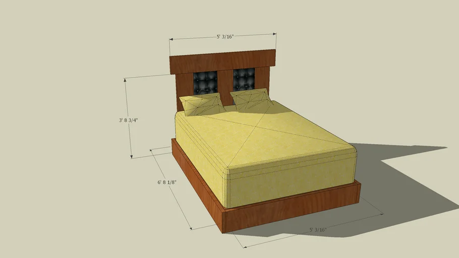 Thomas' Bed, in progress