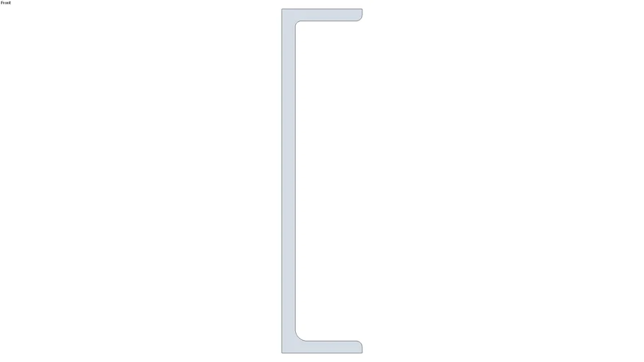 MC18x58 Structural Steel Member | 3D Warehouse