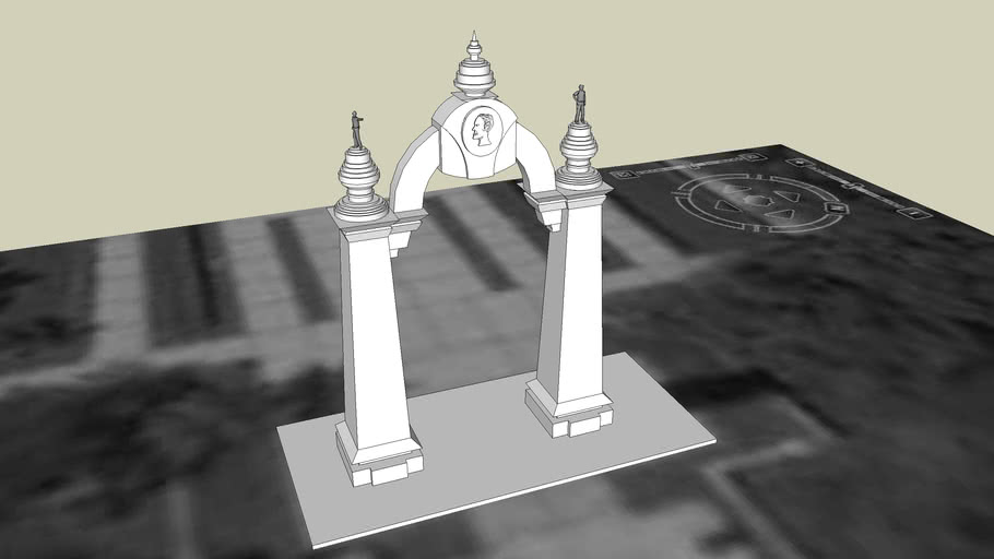 Arco del Triunfo en Carabobo 3D Warehouse