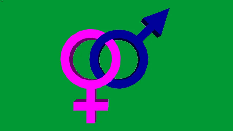 Mars vs Venus Symbol 3D Warehouse