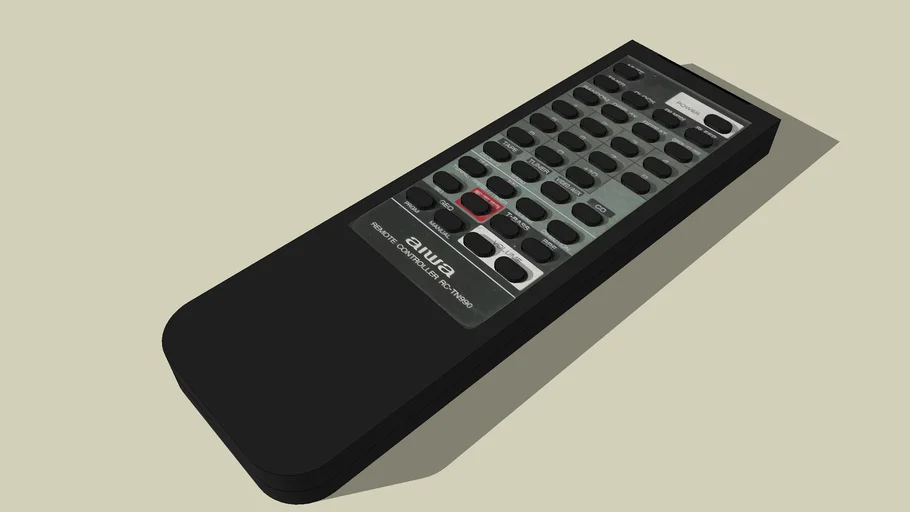 aiwa remote control | 3D Warehouse