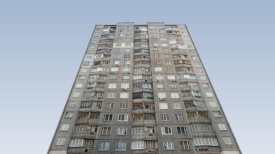 Demiivs'ka str, 45, apartment house, 16 floors