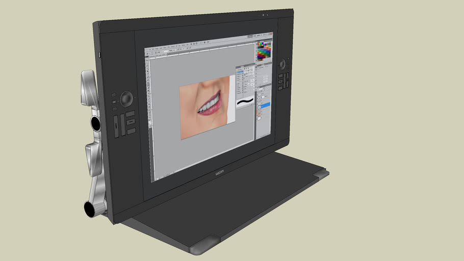 Wacom Cintiq 24HD Pen Display - DTK2400 | 3D Warehouse