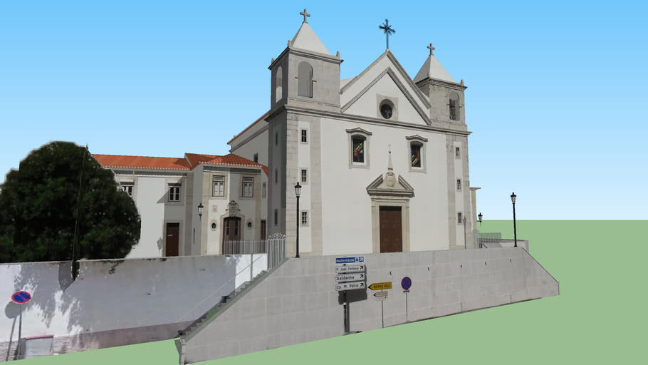 Modelo 3D da Igreja Paroquial de São Sebastião da Pedreira