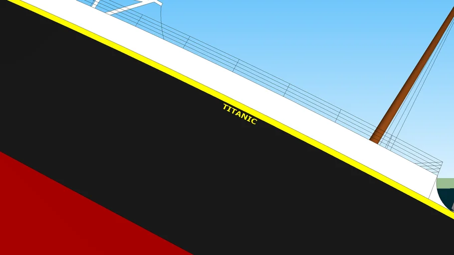 Raise the Titanic scene (bow rising) | 3D Warehouse