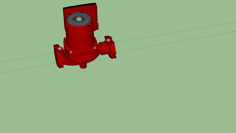 Grundfos UPS43-100F | 3D Warehouse