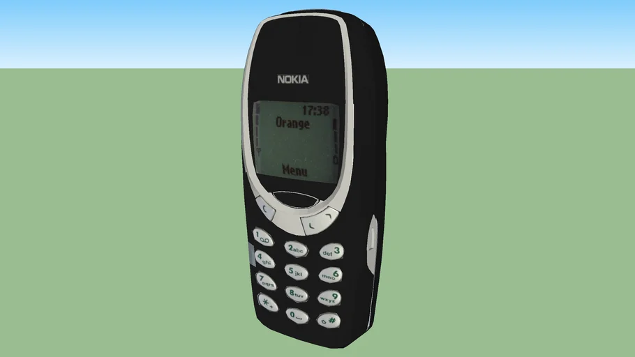 Nokia 3310 Modelo 3D - Descargar Electrónica on