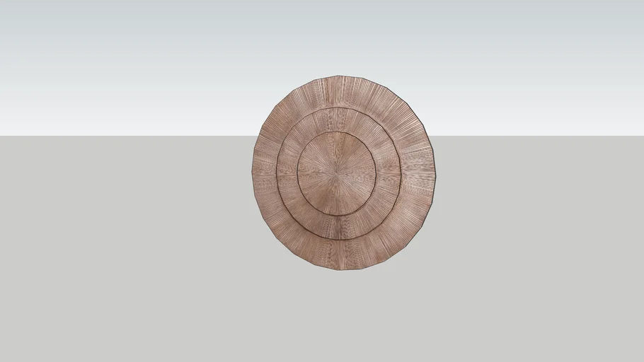 Dalia silver mdf multi layered 3d wall panel round PTMD | 3D Warehouse