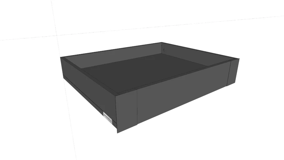 Blum Legrabox Inner drawer M height Orion Grey | 3D Warehouse