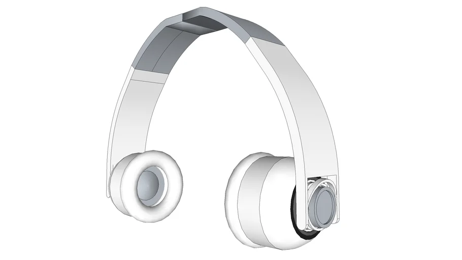 HOME MADE HEADPHONES (HEADPHONES, LIKE BEATS, BETTER THAN BEATS AND JBL) 3D Warehouse