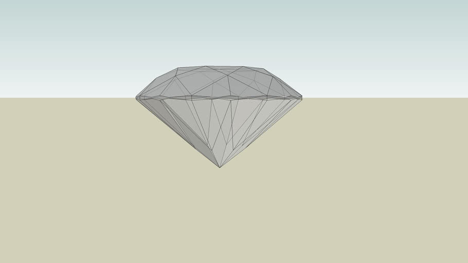 2 Carat Diamond 10x Scale | 3D Warehouse