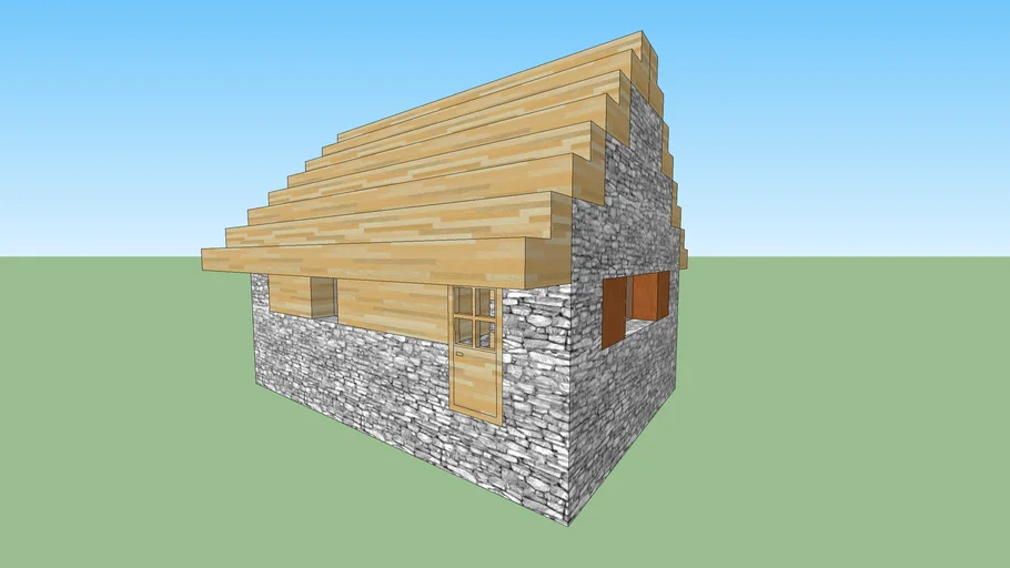 Minecraft Villager House Casa da Vila do Minecraft - - 3D Warehouse