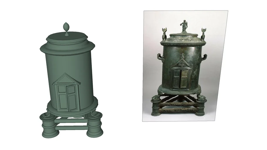 Ancient Roman Bronze Brazier or Stove | 3D Warehouse