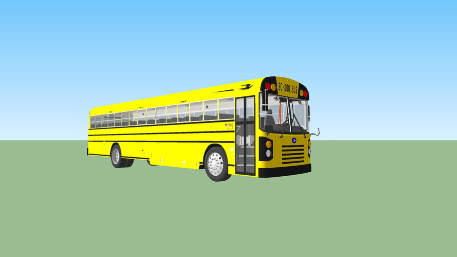 2014 Blue Bird All American Fe School Bus 3d Warehouse