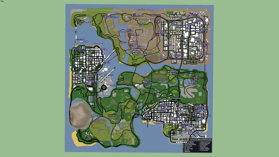 GTA 3 Map 3D model