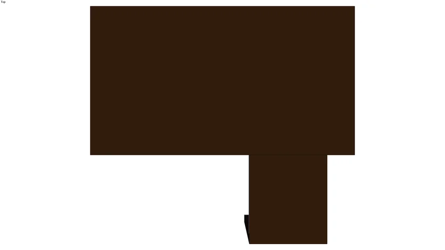 Ikea Jonas desk with pullout panel 3D Warehouse