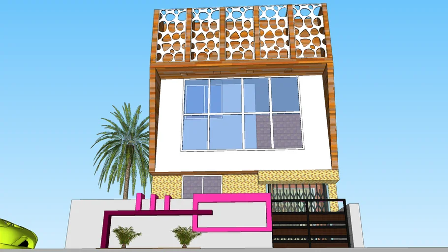 BUILDING ELEVATION GLASS ACP SHOP DESIGN FACADE AR_JAFARSHAH | 3D Warehouse
