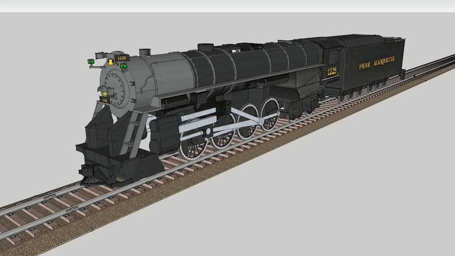 The Pere Marquette 1225 3D Warehouse