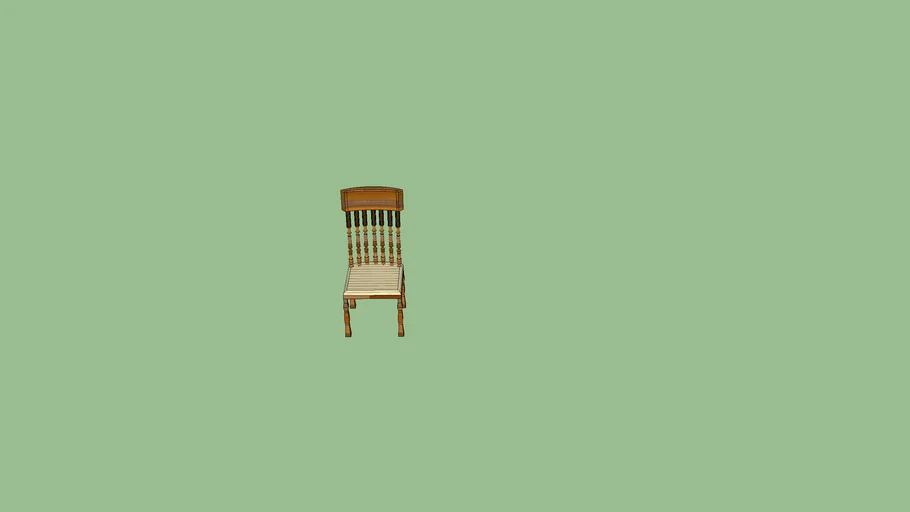 wooden chair | 3D Warehouse